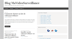 Desktop Screenshot of blog.mavideosurveillance.com